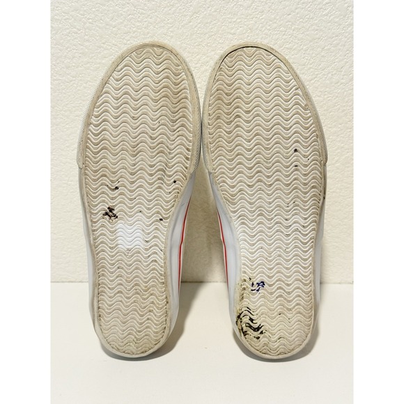 Tory Burch Womens Murray Canvas Low Shoe Size 7 Lace Up Off White Sneaker - Picture 10 of 14